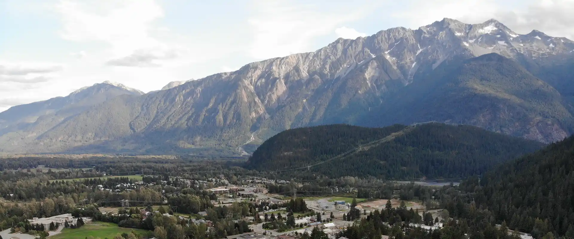 Pemberton BC Canada Aerial View