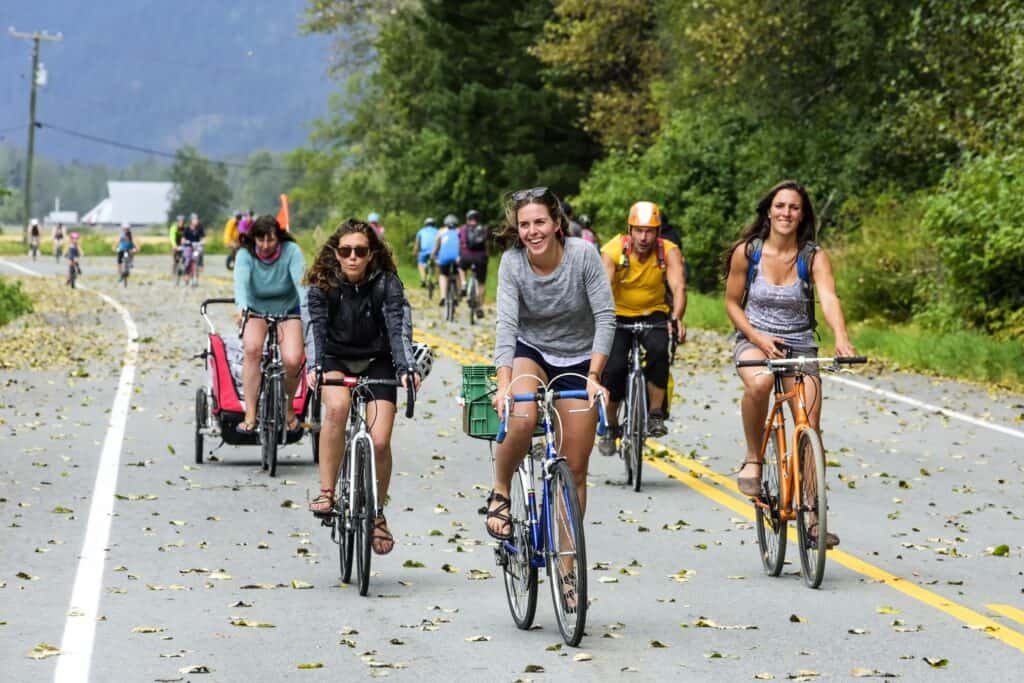 Slow Food Cycle Sunday Pemberton Cyclists