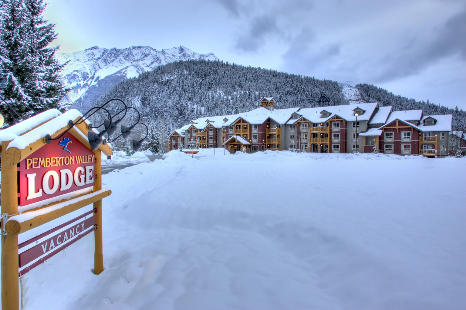 Pemberton Valley Lodge Exterior WInter