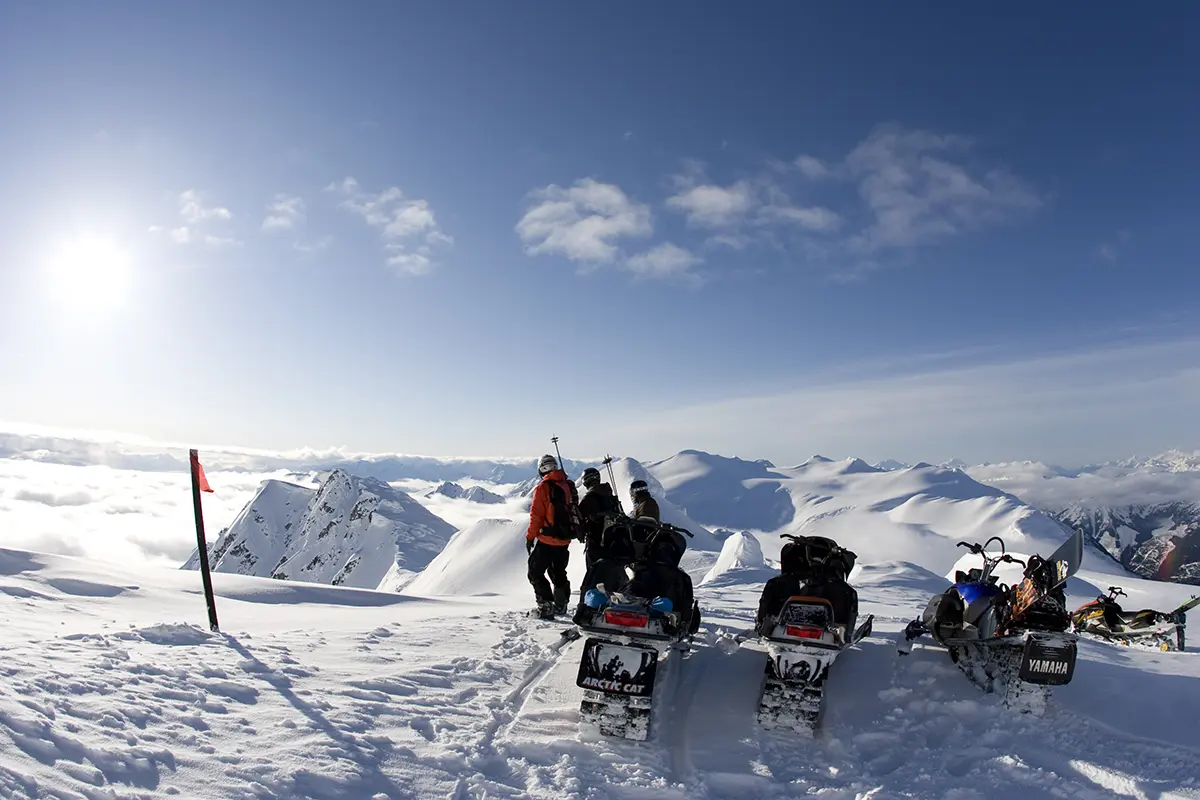 Alpine Snowmobiling Pemberton Canada