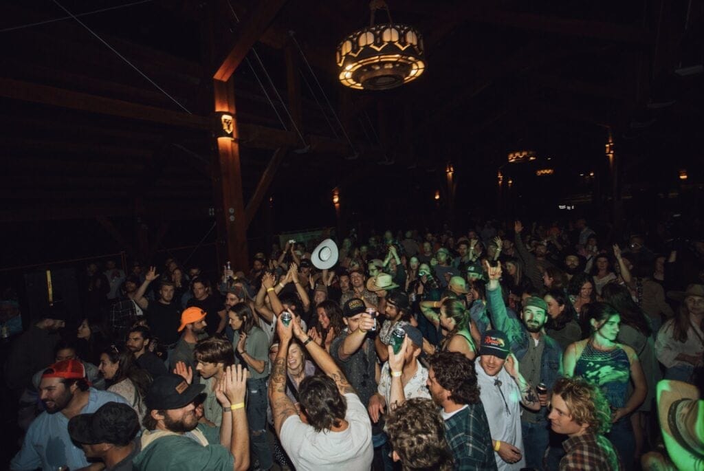 People Dancing at Mountain Muse Festival Pemberton BC