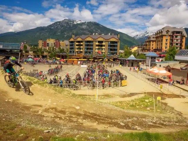 Mountain Biker at Crankworx Whistler