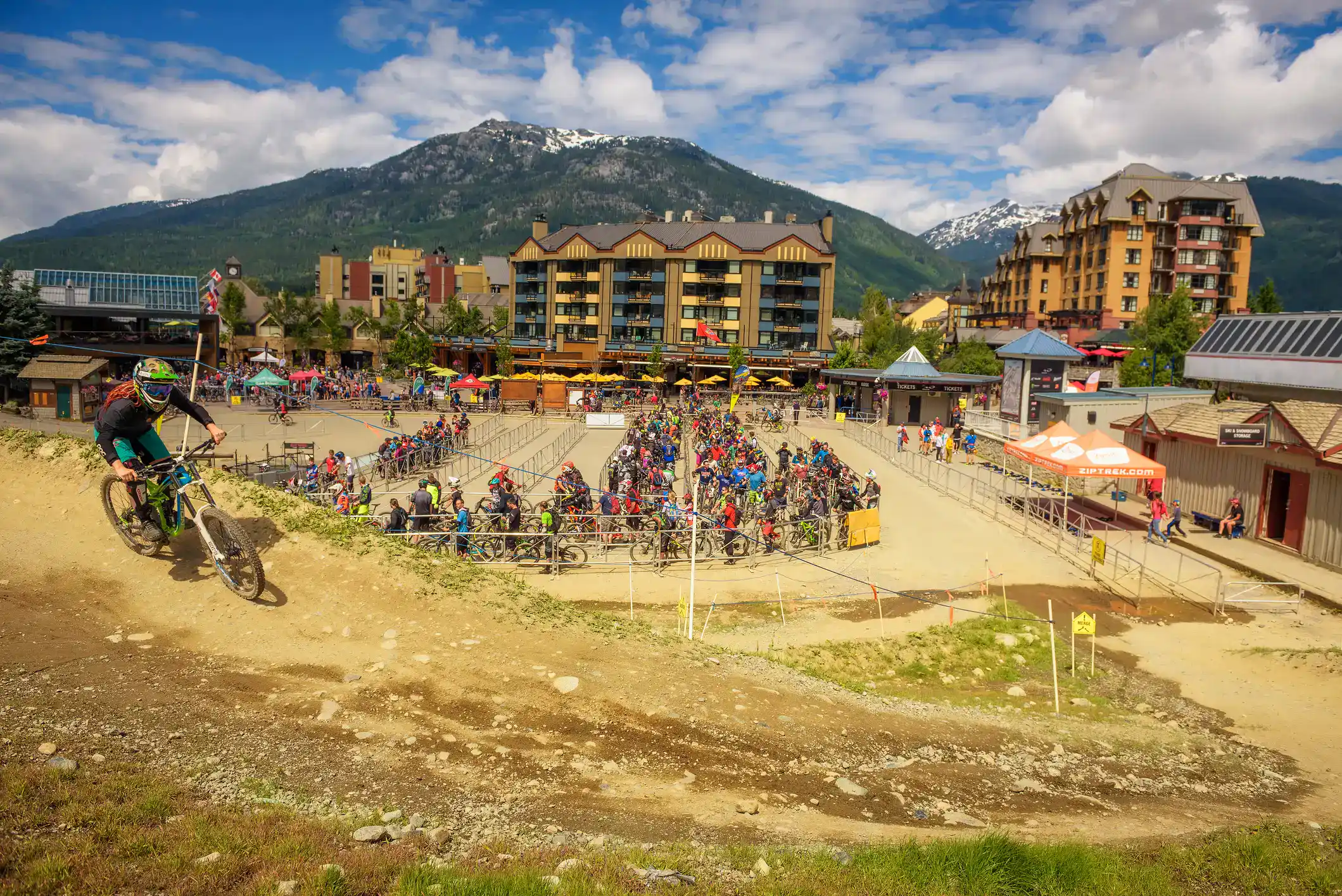 Mountain Biker at Crankworx Whistler