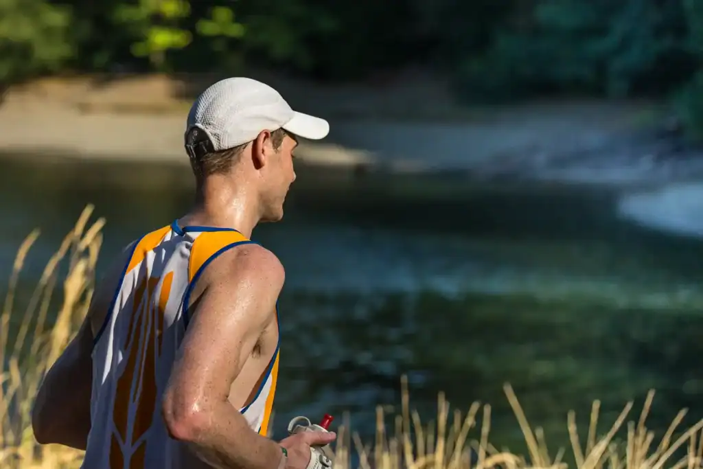 Marathon Runner at the Whistler 50 Relay & Ultra Marathon
