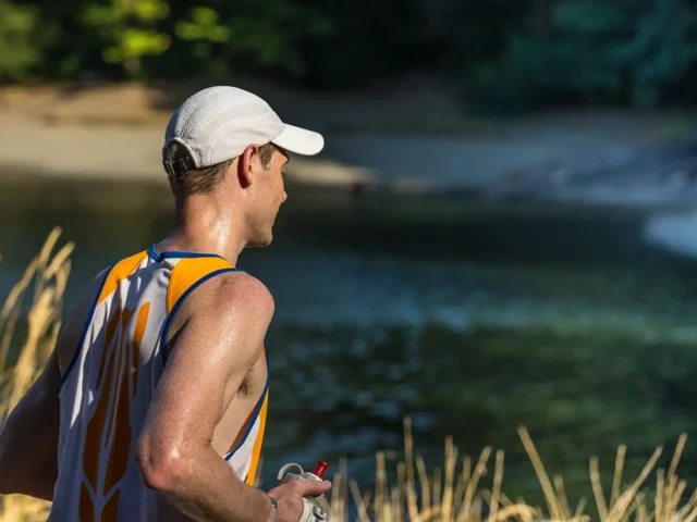 Marathon Runner at the Whistler 50 Relay & Ultra Marathon